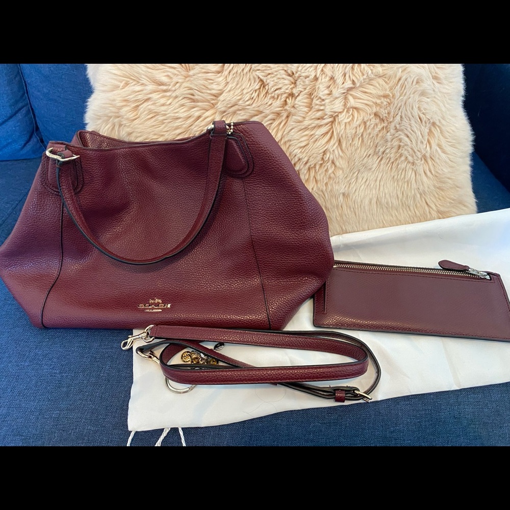 Authentic Coach Handbag w/ matching Wallet